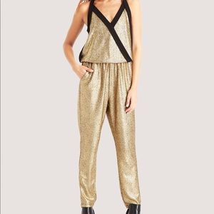Gold Kenneth Cole Jumpsuit XL